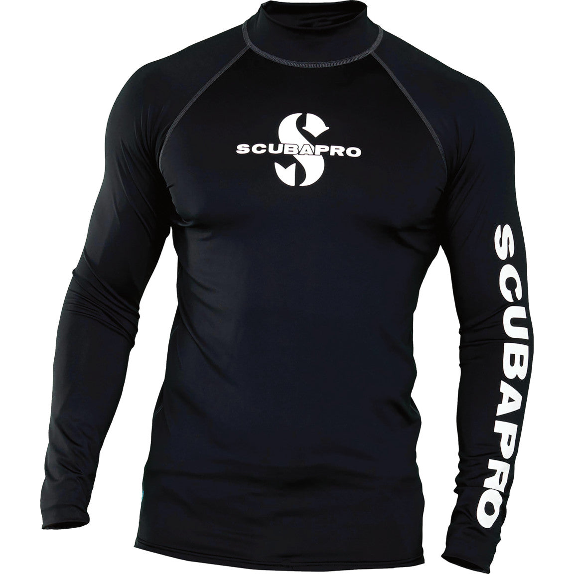 Scubapro UPF 50 Rash Guard, Long Sleeve, Men - Black