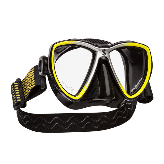 Scubapro Synergy Mini Dive Mask - Black/Yellow