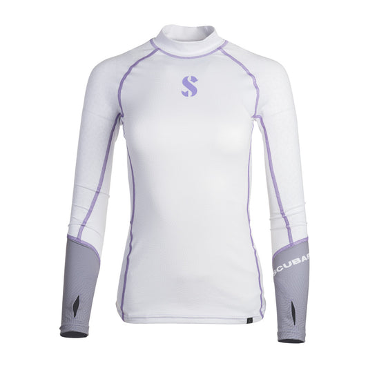 Scubapro UPF 50 T-Flex Rash Guard, Long Sleeve, Women - Shade