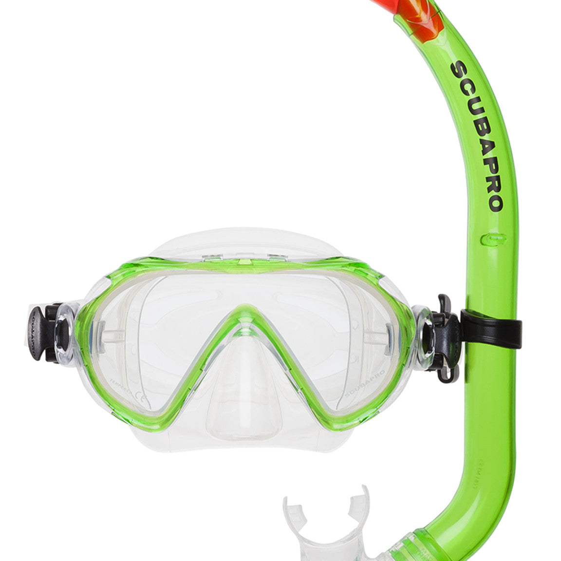Scubapro Spider Snorkel Combo - Transparent Green
